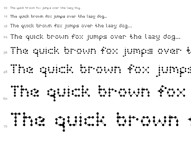 Curly Lava Bubble font waterfall